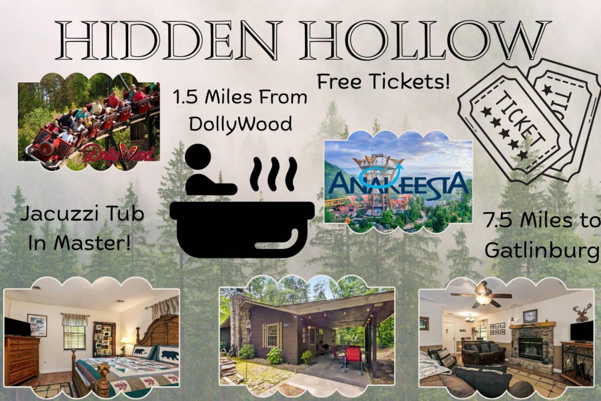 Hidden Hollow Pigeon Forge Extérieur photo
